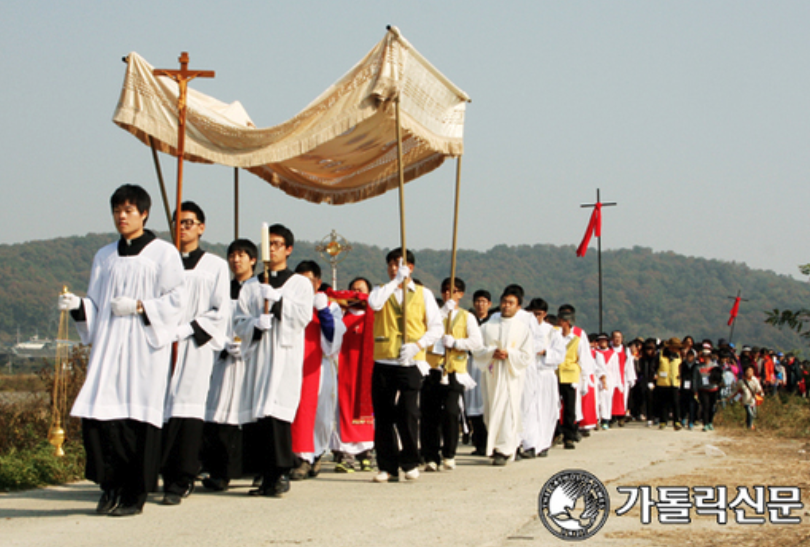 단내성가정성지, 가정성화 위한 성체거동 도보순례